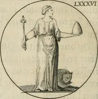 An illustration from Iconologie, ov, explication novvelle : de plvsievrs images, emblemes, et avtres figvres hyerogliphiques des vertus, des vices, des arts, des sciences, des causes naturelles, des humeurs differentes, & des passions humaines : oevvre necessaire a tovte sorte d'esprits, et particvlierement a cevx qvi aspirent ... (1636)