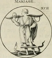 Picture 107 of 199 from Iconologie, ov, explication novvelle : de plvsievrs images, emblemes, et avtres figvres hyerogliphiques des vertus, des vices, des arts, des sciences, des causes naturelles, des humeurs differentes, & des passions humaines : oevvre necessaire a tovte sorte d'esprits, et particvlierement a cevx qvi aspirent ... (1636), leaf 163
