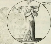 An illustration from Iconologie, ov, explication novvelle : de plvsievrs images, emblemes, et avtres figvres hyerogliphiques des vertus, des vices, des arts, des sciences, des causes naturelles, des humeurs differentes, & des passions humaines : oevvre necessaire a tovte sorte d'esprits, et particvlierement a cevx qvi aspirent ... (1636)