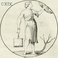 An illustration from Iconologie, ov, explication novvelle : de plvsievrs images, emblemes, et avtres figvres hyerogliphiques des vertus, des vices, des arts, des sciences, des causes naturelles, des humeurs differentes, & des passions humaines : oevvre necessaire a tovte sorte d'esprits, et particvlierement a cevx qvi aspirent ... (1636)