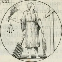 An illustration from Iconologie, ov, explication novvelle : de plvsievrs images, emblemes, et avtres figvres hyerogliphiques des vertus, des vices, des arts, des sciences, des causes naturelles, des humeurs differentes, & des passions humaines : oevvre necessaire a tovte sorte d'esprits, et particvlierement a cevx qvi aspirent ... (1636)