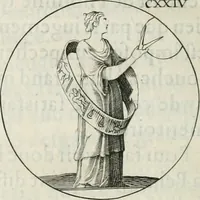 An illustration from Iconologie, ov, explication novvelle : de plvsievrs images, emblemes, et avtres figvres hyerogliphiques des vertus, des vices, des arts, des sciences, des causes naturelles, des humeurs differentes, & des passions humaines : oevvre necessaire a tovte sorte d'esprits, et particvlierement a cevx qvi aspirent ... (1636)