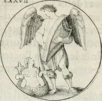 An illustration from Iconologie, ov, explication novvelle : de plvsievrs images, emblemes, et avtres figvres hyerogliphiques des vertus, des vices, des arts, des sciences, des causes naturelles, des humeurs differentes, & des passions humaines : oevvre necessaire a tovte sorte d'esprits, et particvlierement a cevx qvi aspirent ... (1636)