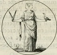 An illustration from Iconologie, ov, explication novvelle : de plvsievrs images, emblemes, et avtres figvres hyerogliphiques des vertus, des vices, des arts, des sciences, des causes naturelles, des humeurs differentes, & des passions humaines : oevvre necessaire a tovte sorte d'esprits, et particvlierement a cevx qvi aspirent ... (1636)