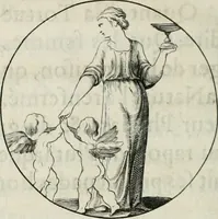 An illustration from Iconologie, ov, explication novvelle : de plvsievrs images, emblemes, et avtres figvres hyerogliphiques des vertus, des vices, des arts, des sciences, des causes naturelles, des humeurs differentes, & des passions humaines : oevvre necessaire a tovte sorte d'esprits, et particvlierement a cevx qvi aspirent ... (1636)