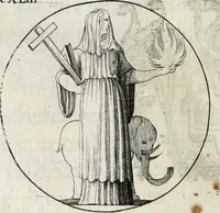 Picture 166 of 199 from Iconologie, ov, explication novvelle : de plvsievrs images, emblemes, et avtres figvres hyerogliphiques des vertus, des vices, des arts, des sciences, des causes naturelles, des humeurs differentes, & des passions humaines : oevvre necessaire a tovte sorte d'esprits, et particvlierement a cevx qvi aspirent ... (1636), leaf 239