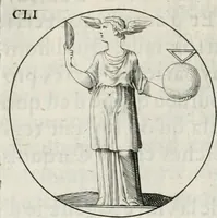 Picture 175 of 199 from Iconologie, ov, explication novvelle : de plvsievrs images, emblemes, et avtres figvres hyerogliphiques des vertus, des vices, des arts, des sciences, des causes naturelles, des humeurs differentes, & des passions humaines : oevvre necessaire a tovte sorte d'esprits, et particvlierement a cevx qvi aspirent ... (1636), leaf 255