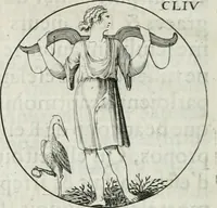 An illustration from Iconologie, ov, explication novvelle : de plvsievrs images, emblemes, et avtres figvres hyerogliphiques des vertus, des vices, des arts, des sciences, des causes naturelles, des humeurs differentes, & des passions humaines : oevvre necessaire a tovte sorte d'esprits, et particvlierement a cevx qvi aspirent ... (1636)