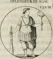 An illustration from Iconologie, ov, explication novvelle : de plvsievrs images, emblemes, et avtres figvres hyerogliphiques des vertus, des vices, des arts, des sciences, des causes naturelles, des humeurs differentes, & des passions humaines : oevvre necessaire a tovte sorte d'esprits, et particvlierement a cevx qvi aspirent ... (1636)