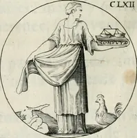 An illustration from Iconologie, ov, explication novvelle : de plvsievrs images, emblemes, et avtres figvres hyerogliphiques des vertus, des vices, des arts, des sciences, des causes naturelles, des humeurs differentes, & des passions humaines : oevvre necessaire a tovte sorte d'esprits, et particvlierement a cevx qvi aspirent ... (1636)