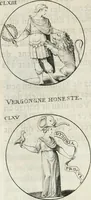 An illustration from Iconologie, ov, explication novvelle : de plvsievrs images, emblemes, et avtres figvres hyerogliphiques des vertus, des vices, des arts, des sciences, des causes naturelles, des humeurs differentes, & des passions humaines : oevvre necessaire a tovte sorte d'esprits, et particvlierement a cevx qvi aspirent ... (1636)
