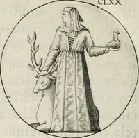 An illustration from Iconologie, ov, explication novvelle : de plvsievrs images, emblemes, et avtres figvres hyerogliphiques des vertus, des vices, des arts, des sciences, des causes naturelles, des humeurs differentes, & des passions humaines : oevvre necessaire a tovte sorte d'esprits, et particvlierement a cevx qvi aspirent ... (1636)
