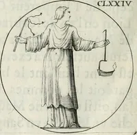 An illustration from Iconologie, ov, explication novvelle : de plvsievrs images, emblemes, et avtres figvres hyerogliphiques des vertus, des vices, des arts, des sciences, des causes naturelles, des humeurs differentes, & des passions humaines : oevvre necessaire a tovte sorte d'esprits, et particvlierement a cevx qvi aspirent ... (1636)