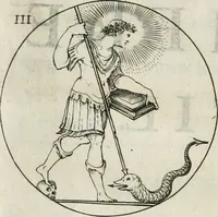 An illustration from Iconologie, ov, explication novvelle : de plvsievrs images, emblemes, et avtres figvres hyerogliphiques des vertus, des vices, des arts, des sciences, des causes naturelles, des humeurs differentes, & des passions humaines : oevvre necessaire a tovte sorte d'esprits, et particvlierement a cevx qvi aspirent ... (1636)