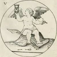 An illustration from Iconologie, ov, explication novvelle : de plvsievrs images, emblemes, et avtres figvres hyerogliphiques des vertus, des vices, des arts, des sciences, des causes naturelles, des humeurs differentes, & des passions humaines : oevvre necessaire a tovte sorte d'esprits, et particvlierement a cevx qvi aspirent ... (1636)