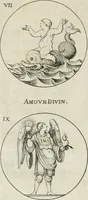 An illustration from Iconologie, ov, explication novvelle : de plvsievrs images, emblemes, et avtres figvres hyerogliphiques des vertus, des vices, des arts, des sciences, des causes naturelles, des humeurs differentes, & des passions humaines : oevvre necessaire a tovte sorte d'esprits, et particvlierement a cevx qvi aspirent ... (1636)