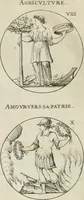 An illustration from Iconologie, ov, explication novvelle : de plvsievrs images, emblemes, et avtres figvres hyerogliphiques des vertus, des vices, des arts, des sciences, des causes naturelles, des humeurs differentes, & des passions humaines : oevvre necessaire a tovte sorte d'esprits, et particvlierement a cevx qvi aspirent ... (1636)