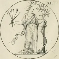 An illustration from Iconologie, ov, explication novvelle : de plvsievrs images, emblemes, et avtres figvres hyerogliphiques des vertus, des vices, des arts, des sciences, des causes naturelles, des humeurs differentes, & des passions humaines : oevvre necessaire a tovte sorte d'esprits, et particvlierement a cevx qvi aspirent ... (1636)