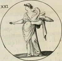 An illustration from Iconologie, ov, explication novvelle : de plvsievrs images, emblemes, et avtres figvres hyerogliphiques des vertus, des vices, des arts, des sciences, des causes naturelles, des humeurs differentes, & des passions humaines : oevvre necessaire a tovte sorte d'esprits, et particvlierement a cevx qvi aspirent ... (1636)