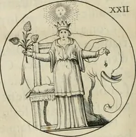 An illustration from Iconologie, ov, explication novvelle : de plvsievrs images, emblemes, et avtres figvres hyerogliphiques des vertus, des vices, des arts, des sciences, des causes naturelles, des humeurs differentes, & des passions humaines : oevvre necessaire a tovte sorte d'esprits, et particvlierement a cevx qvi aspirent ... (1636)