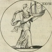 An illustration from Iconologie, ov, explication novvelle : de plvsievrs images, emblemes, et avtres figvres hyerogliphiques des vertus, des vices, des arts, des sciences, des causes naturelles, des humeurs differentes, & des passions humaines : oevvre necessaire a tovte sorte d'esprits, et particvlierement a cevx qvi aspirent ... (1636)