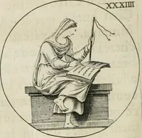 An illustration from Iconologie, ov, explication novvelle : de plvsievrs images, emblemes, et avtres figvres hyerogliphiques des vertus, des vices, des arts, des sciences, des causes naturelles, des humeurs differentes, & des passions humaines : oevvre necessaire a tovte sorte d'esprits, et particvlierement a cevx qvi aspirent ... (1636)