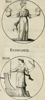 An illustration from Iconologie, ov, explication novvelle : de plvsievrs images, emblemes, et avtres figvres hyerogliphiques des vertus, des vices, des arts, des sciences, des causes naturelles, des humeurs differentes, & des passions humaines : oevvre necessaire a tovte sorte d'esprits, et particvlierement a cevx qvi aspirent ... (1636)