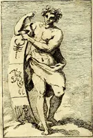 An illustration from Iconologie tirée de divers auteurs : ouvrage utile aux gens de lettres, aux poëtes, aux artistes, & généralement à tous les amateurs des beaux arts (1759)