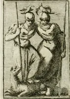 An illustration from Iconologie, tirée de divers auteurs : ouvrage utile aux gens de lettres, aux poëtes, aux artistes, & généralement à tous les amateurs des beaux-arts (1766)