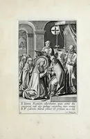 An illustration from Icvncvlae beatae Ioannae francorvm reginae, ordinis B. Mariae fundatricis, vitam, sanctitatem, miracula, mortem in parte repraesentantes (1618)