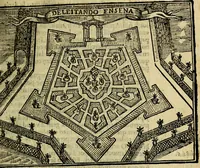 An illustration from Idea de vn principe politico christiano : representada en cien empressas. Va enmendada en esta sexta impression de todos los yerros que avia en las otras ... (1675)