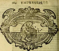 An illustration from Idea de vn principe politico christiano : representada en cien empressas. Va enmendada en esta sexta impression de todos los yerros que avia en las otras ... (1675)