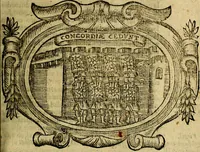 An illustration from Idea de vn principe politico christiano : representada en cien empressas. Va enmendada en esta sexta impression de todos los yerros que avia en las otras ... (1675)