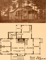 An illustration from Ideal homes / by W. F. Barlow, Jr. (1913)