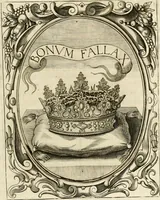 An illustration from Idea principis christiano-politici, centum symbolis expressa (1649)