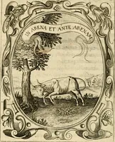 An illustration from Idea principis christiano-politici, centum symbolis expressa (1649)