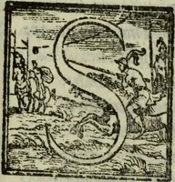 An illustration from I dilettevoli : sermoni, altrimenti satire, e le morali epistole di Horatio, illustre poeta lirico, insieme con la poetica (1559)