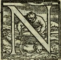An illustration from I dilettevoli : sermoni, altrimenti satire, e le morali epistole di Horatio, illustre poeta lirico, insieme con la poetica (1559)