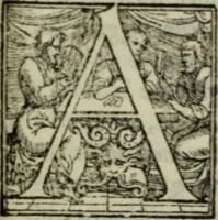 An illustration from I dilettevoli : sermoni, altrimenti satire, e le morali epistole di Horatio, illustre poeta lirico, insieme con la poetica (1559)
