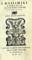 An illustration from I dissimili : comedia (1550)