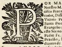 An illustration from Ierusale[m] triumphante, y militante, trasladada en là porteria de N.P.S. Francisco de la ciudad de Los Angeles. (1682)