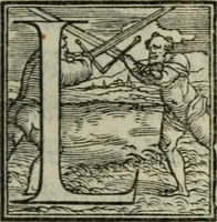 An illustration from I fantasmi : comedia del S. Hercole Bentivoglio (1547)