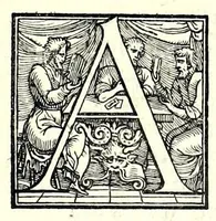 An illustration from I fantasmi : comedia (1545)