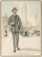 Picture 3 of 6 from If they came back for Easter Sunday : how the famous figures of history would look as Royal Tailored men. (1916), leaf 9