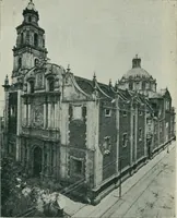 An illustration from Iglesias y conventos de la ciudad de Mexico; 97 ilustraciones (1920)