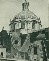 An illustration from Iglesias y conventos de la ciudad de Mexico; 97 ilustraciones (1920)
