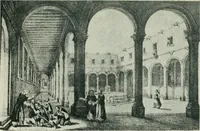 An illustration from Iglesias y conventos de la ciudad de Mexico; 97 ilustraciones (1920)