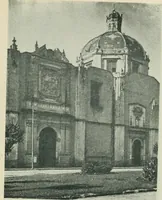 An illustration from Iglesias y conventos de la ciudad de Mexico; 97 ilustraciones (1920)