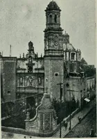 An illustration from Iglesias y conventos de la ciudad de Mexico; 97 ilustraciones (1920)