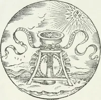 An illustration from Ignatius : insignium, epigrammatum et elogiorum centuriis expressus (1655)